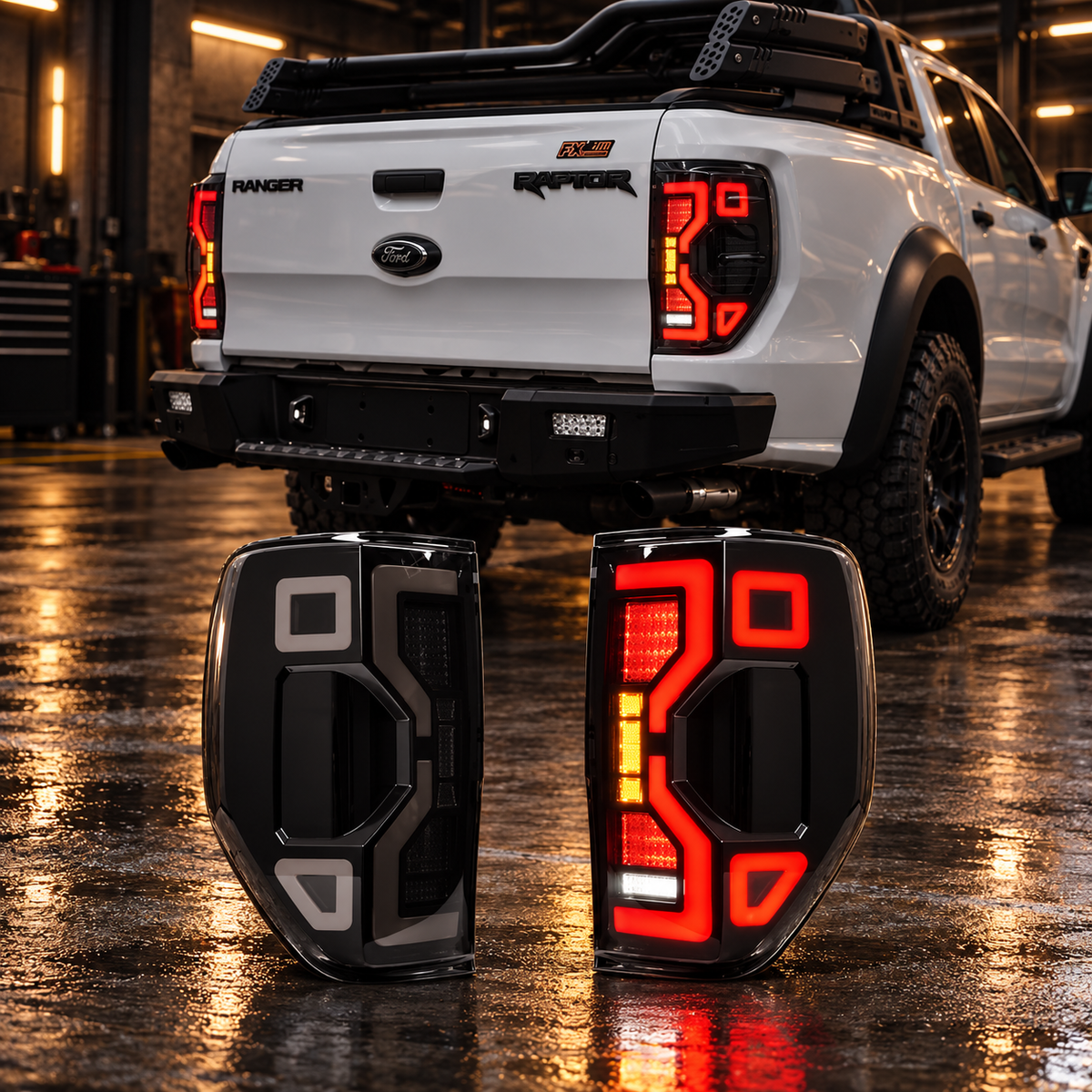 Ford Ranger Raptor 2012-2021 Aftermarket LED Sequential Tail lights