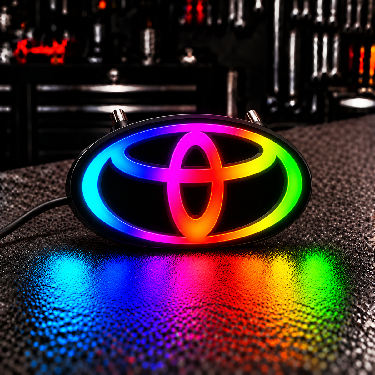 Custom RGB Car Badge - Customized RGB Badge Your Way