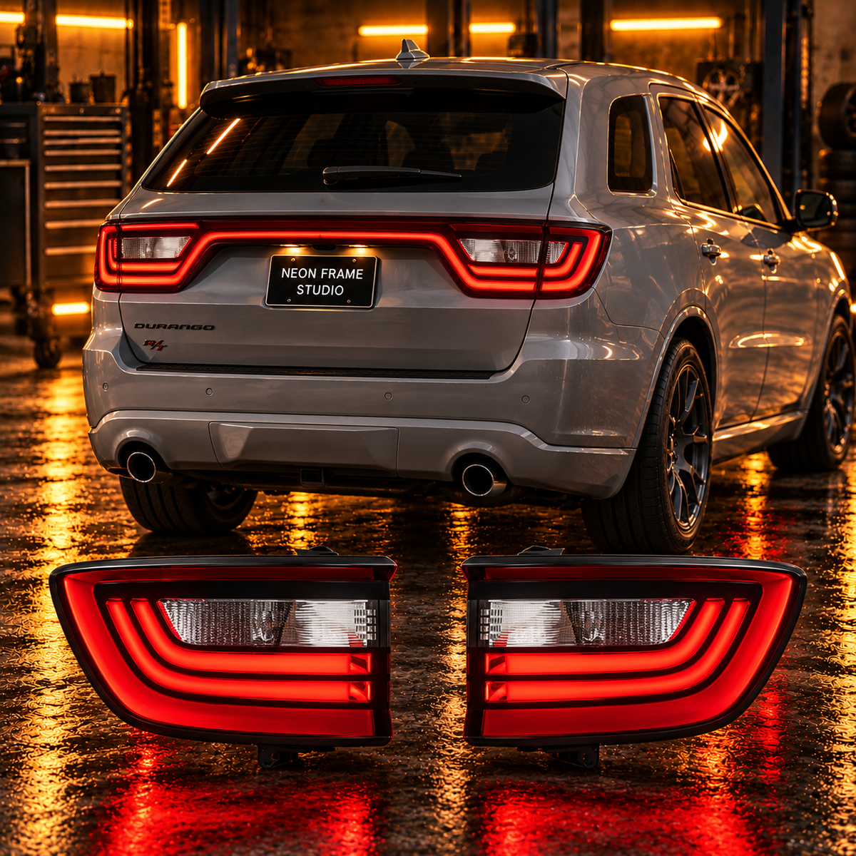 Dodge Durango 2014-2022 Aftermarket LED Smoked Tail light