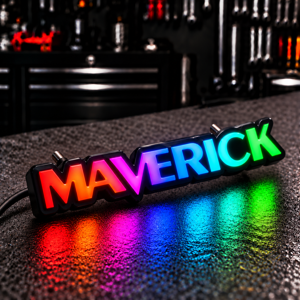 Ready-Made RGB Car Badges - Customized RGB Badge