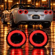 Chevrolet Corvette C6 2005-2013 Aftermarket LED Smoked Tail lights
