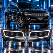 Jeep Grand Cherokee 2011-2021 Aftermarket LED Sequential Projector Head Lights