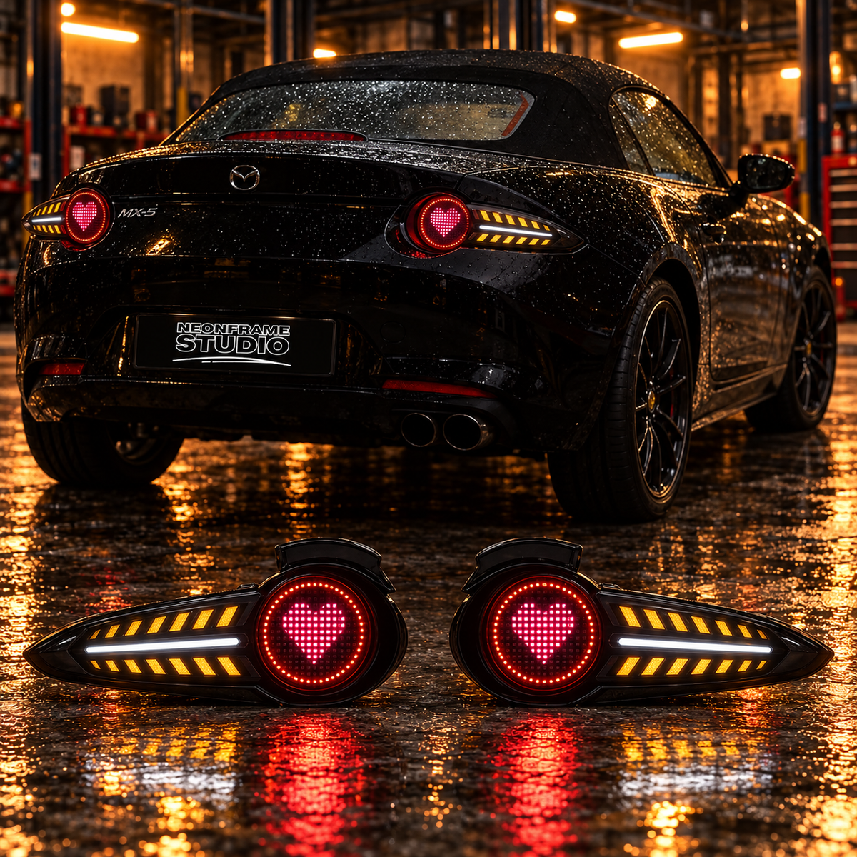 Mazda MX-5 2016-2025 Aftermarket Digital LED Tail lights (ND1 ND2 ND3)