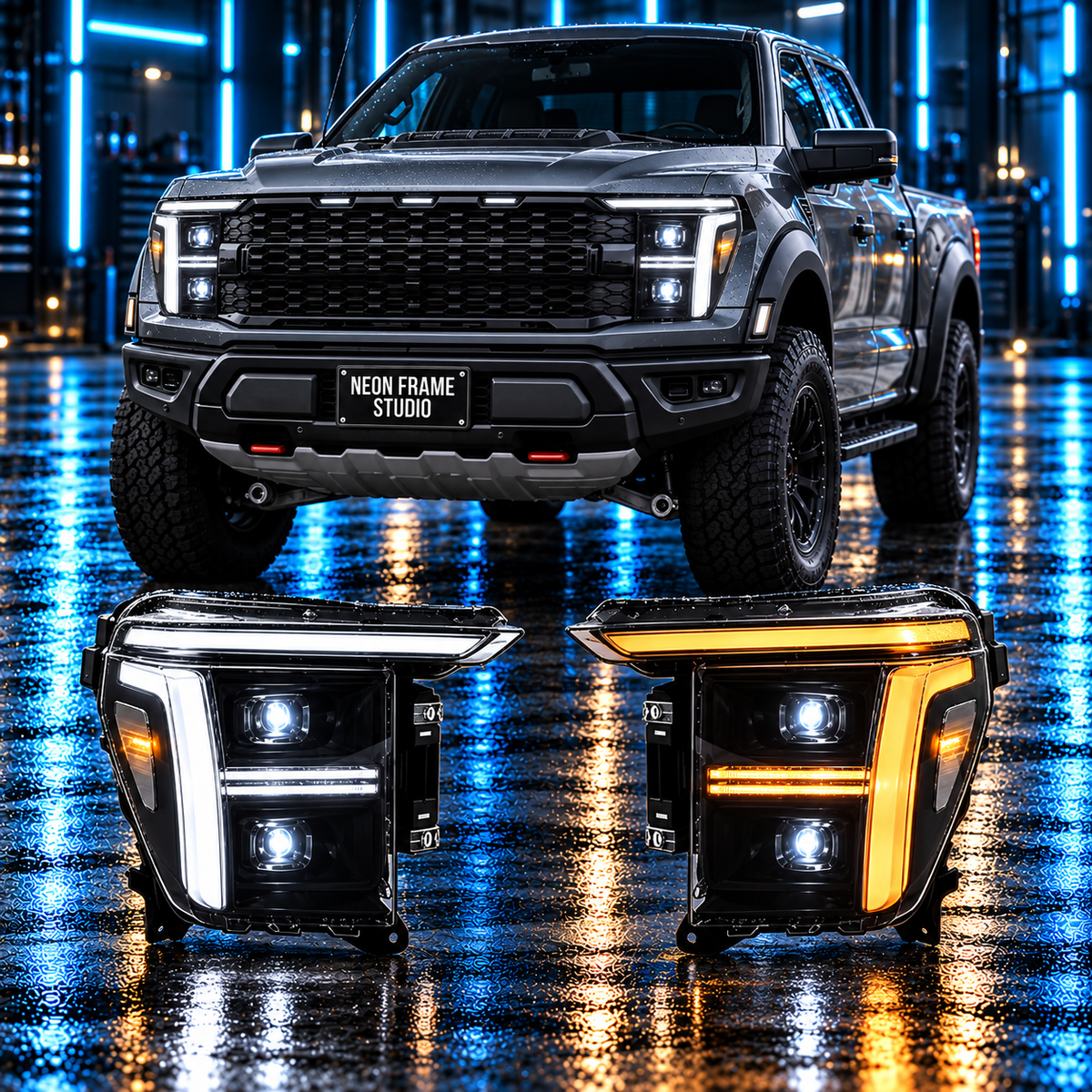 Ford F-150 2019-2023 Aftermarket LED Sequential Head Lights