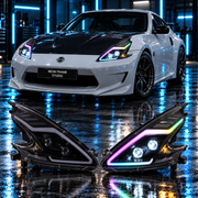 Nissan 370Z 2009-2022 Aftermarket LED RGB Sequential Head Lights