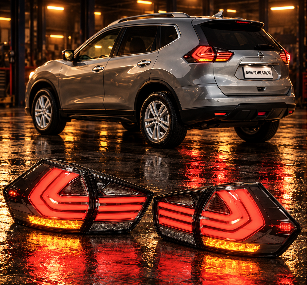 Nissan Rogue 2014-2021 Aftermarket LED Sequential Tail lights