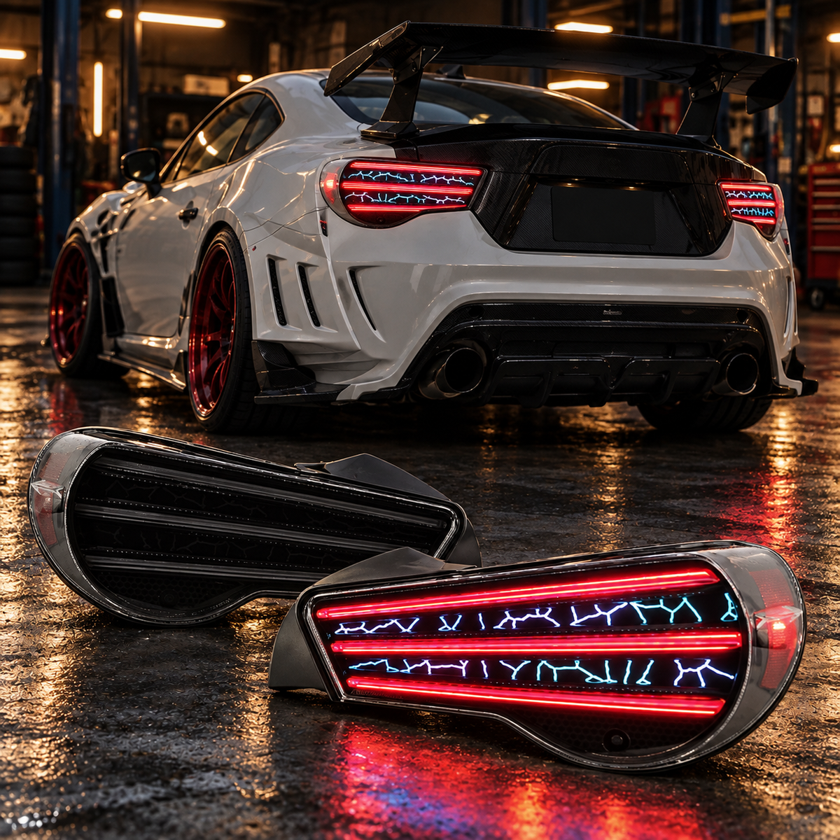 Toyota 86 / Subaru BRZ 2011-2021 Aftermarket LED RGB Tail Lights
