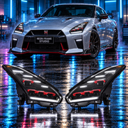 Nissan GT-R 2008-2024 Aftermarket LED RGB Sequential Projector Head Lights