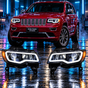 Jeep Grand Cherokee 2011-2021 Aftermarket LED Sequential Projector Head Lights