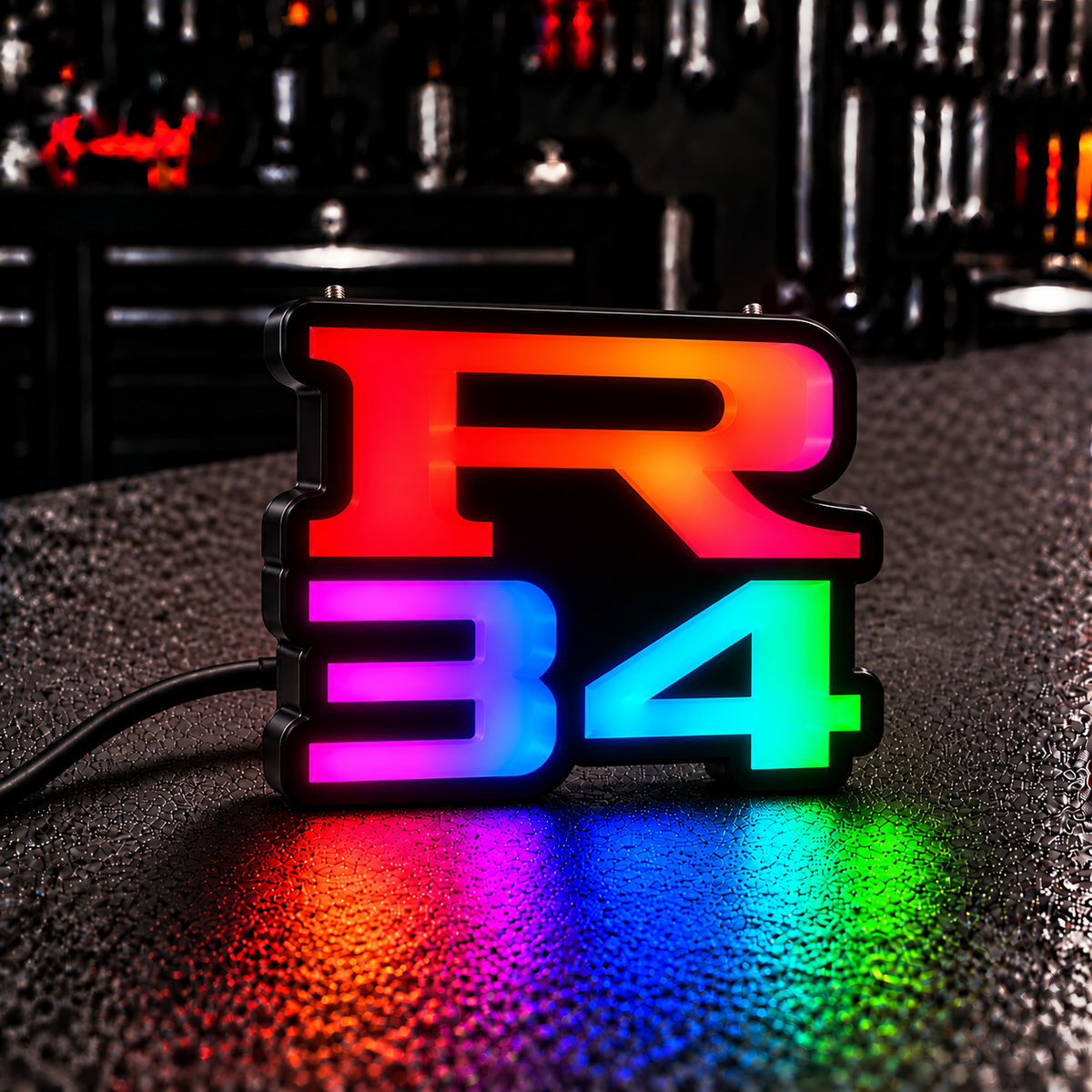 Ready-Made RGB Car Badges - Customized RGB Badge