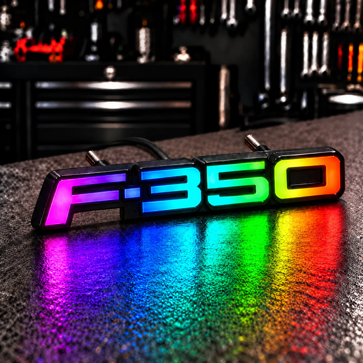 Ready-Made RGB Car Badges - Customized RGB Badge