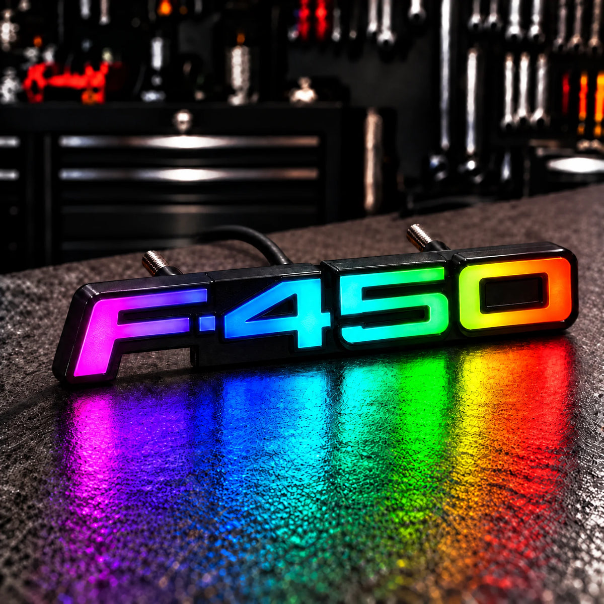 Ready-Made RGB Car Badges - Customized RGB Badge